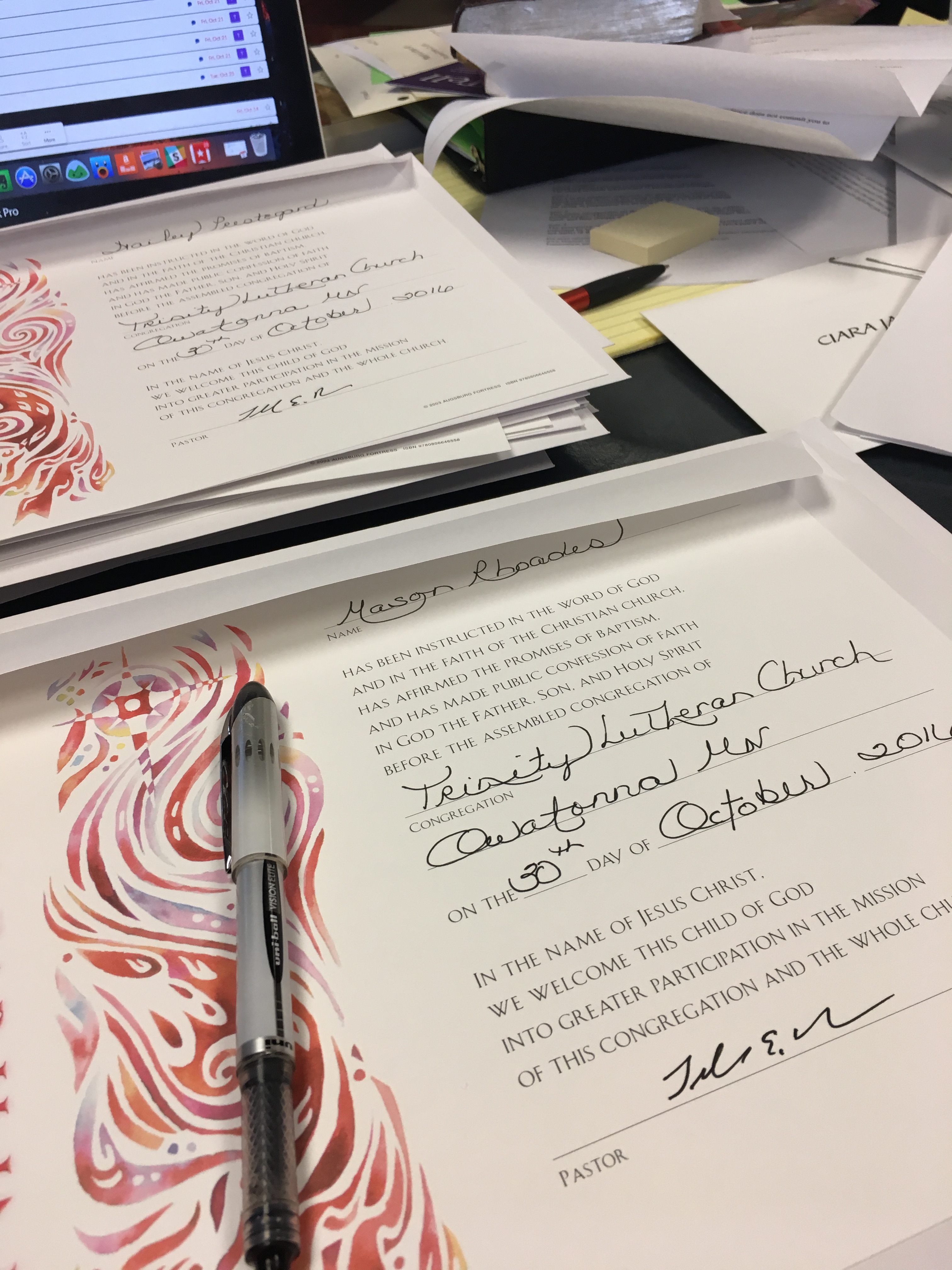 Signatures and Prayers