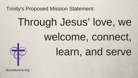 Trinity Proposed Mission Statement