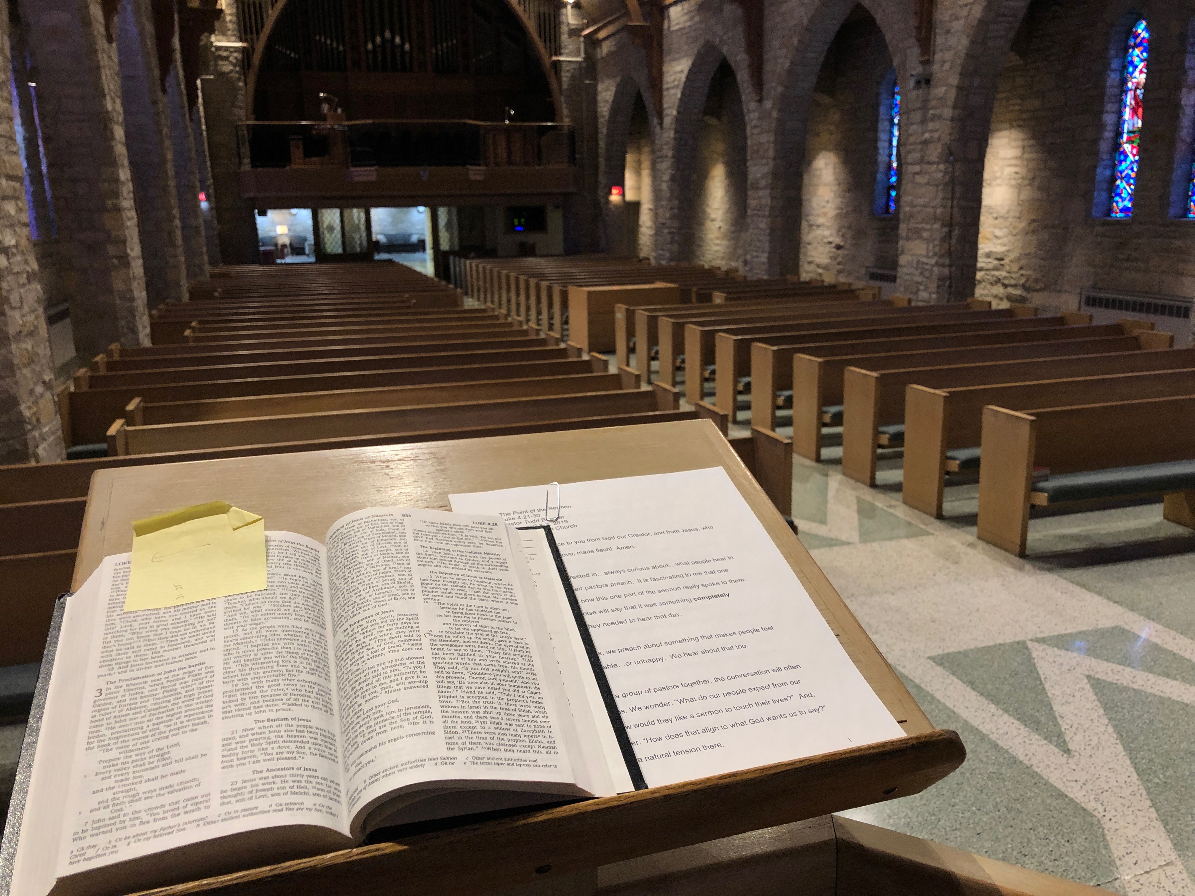 The Point of the Sermon